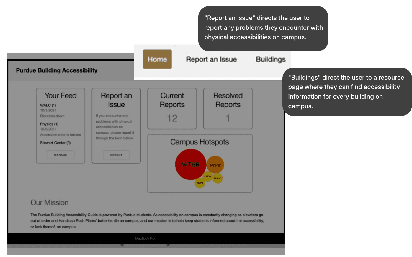 DRC website navigation bar